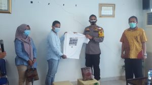 Polres Dumai Penyuluhan Protokol Kesehatan dan “Dumai Damai Dumai Kondusif” di Pelindo 1 Cabang Dumai 