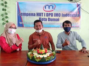 HUT I DPD IMO Indonesia Kota Dumai Digelar Secara Sederhana