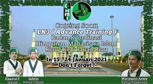 Badko HMI Riau Kepri Adakan Advance Training (LK III)