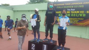 Petenis Junior Binaan PELTI Dumai, Borong Trophy Hampir Semua Kelas Pertandingan