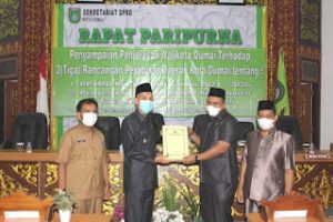 DPRD Dumai Gelar Paripurna Penyampaian Walikota Tentang Ranperda