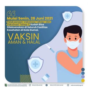 Puluhan Ribu Dosis Vaksin Diterima Pemko Dumai