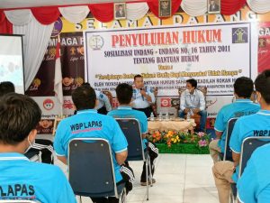 Lapas kelas IIB PP Kerjasama dengan LBH Sahabat keadilan Rohul beri penyuluhan hukum