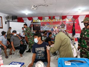 KODIM 0313/KPR SAMBANGI LAPAS PASIR PENGARAIAN laksanakan vaksinasi Covid 19