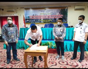 Asisten II buka secara langsung Workshop Pendampingan Penyusunan Rancangan Perda Tentang Pengelolaan Air Limbah