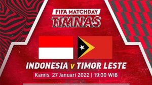 Link Live Streaming Indonesia vs Timor Leste