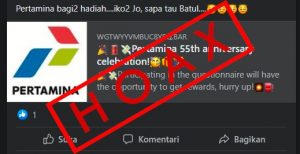 Pertamina Bagi-Bagi Hadiah Ternyata Hoaks