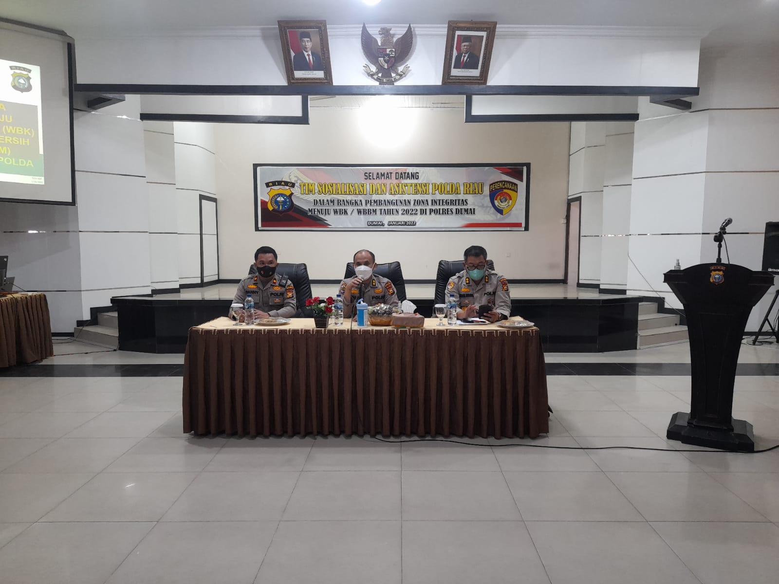 Tim Polda Riau Kunjungi Polres Dumai