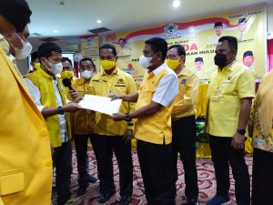 Rakerda, Golkar Rohul Siap Usung Erlangga,Samsuar dan H. Sari Antoni