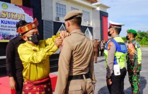 Wabup meranti H.Asmar Pimpin Apel Gelar Pasukan Operasi Ketupat Lancang Kuning 2022