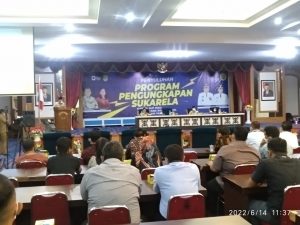 Bupati Rohul buka secara langsung Program Penyuluhan Pengungkapan Sukarela (PPS)
