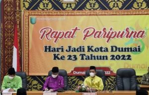 DPRD Gelar Paripurna Membahas Peringatan Hari Jadi Kota Dumai ke-23
