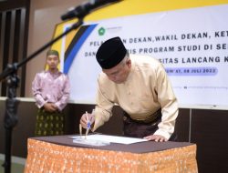 Usai Dilantik Sebagai Dekan Sekolah Pancasarjana UNILAK Adolf Bastian Siap Jalankan Amanah Dengan Baik
