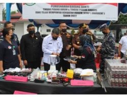 Wakil Ketua DPRD Dumai hadiri Pemusnahan Barang Bukti Kejaksaan Negeri Dumai