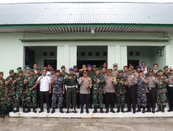HUT TNI Ke-77, Kapolres Beri Kejutan ke Danramil 02 Tebingtinggi dan Danposal Selatpanjang