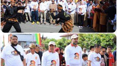 HUT GERINDRA KE 15 DPC GERINDRA GELAR Gerak JALAN SANTAI Bertabur Doorprize Berhadiah