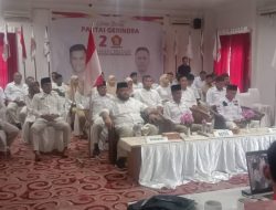 HUT ke 15, Pengurus DPC Partai Gerindra Rohul Gelar Vidcon Dengan Ketum H Prabowo Subianto 