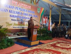 Margono resmi Dilantik menjadi Ketua DPD IKJR Rohul