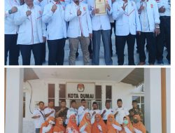 PKS Serahkan Berkas Bacaleg Ke KPU Dumai