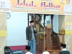 Bupati Rohil Laksanakan Sholat Idul Adha di Masjid Agung Al Ikhlas Bagansiapiapi dan Gelar Open House