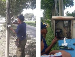 Pastikan Jalanan Terang, Dishub Dumai Rutin Lakukan Pengecekan Lampu PJU