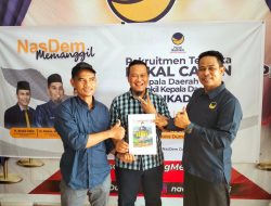 Benny Akbar Daftarkan Diri Sebagai Calon Wakil Walikota Dari Partai Nasdem