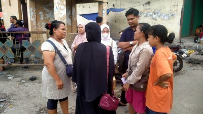 Cerita Duka Korban Kebakaran Pasar Pulau Payung Menyita Simpatik Kordinator BEM Kota Dumai