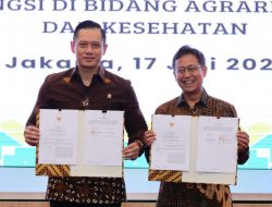 Dukung Peningkatan Kualitas Kesehatan, AHY Teken MoU dengan Menkes