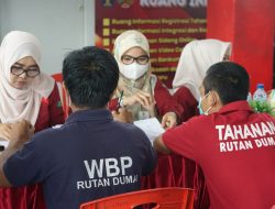 Rutan Dumai Bersama Dinkes Gelar Screening VCT, IMS dan TB Paru Terhadap Warga Binaan