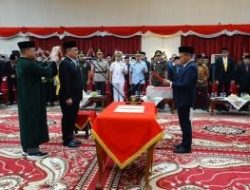 Gubri Abdul Wahid Resmi Melantik Syahrial Abdi Sebagai Sekda Riau Definitif