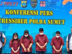 Dit Siber Polda Sumut Ungkap Kasus Penipuan Online, 4 Pelaku Diringkus