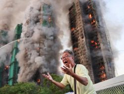 Kebakaran Melanda Gedung Pencakar Langit di Hong Kong, 44 Orang Tewas