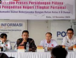 Tingkatkan Kesadaran Hukum, Rutan Dumai Gelar Penyuluhan Bantuan Hukum Gratis Bersama Posbakumadin