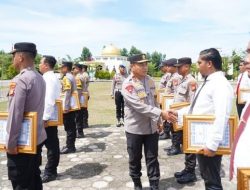 Kapolda Riau Beri Penghargaan Personel Polres Meranti yang Ungkap 30 Kg Sabu
