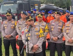 Pintu Air Koto Panjang Dibuka, Kapolda Riau Siagakan Pasukan Antisipasi Banjir