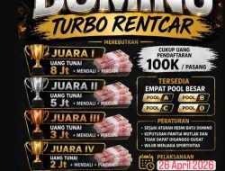 Turbo RenCar Gelar Turnamen Domino Berhadiah Puluhan Juta Rupiah