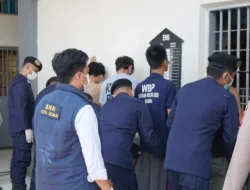 Rutan Kelas IIB  Dumai Gelar Razia dan Tes Urine