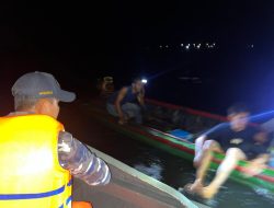 Dihempas Gelombang, KAL Tedung I-1-37 Lanal Dumai Selamatkan Nelayan di Perairan Selat Rupat