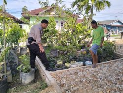 Bhabinkamtibmas Dumai Kota Laksanakan Pengecekan Ketahanan Pangan Bergizi di Jalan Tenaga