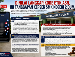 Dinilai Langgar Kode Etik ASN, Ini Tanggapan Kepsek SMK Negeri 2 Dumai